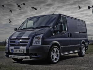Ford Transit SportVan silver grey 2009 года (UK)